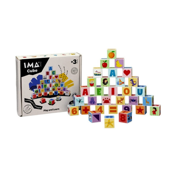Ima Cube It Letras 36 piezas · Braintoys
