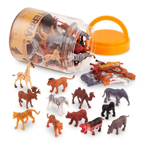 Bote 60 animales salvajes