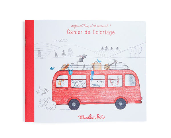 Cuaderno para colorear Mercredi · Moulin Roty