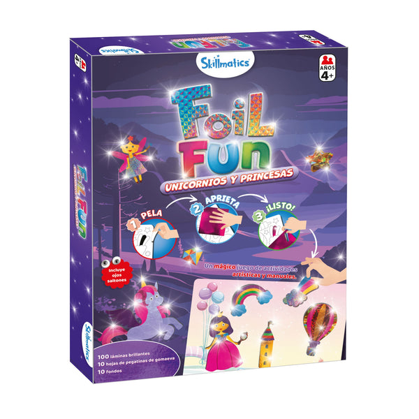 Foil Fun-Unicornios y Princesas · Skillmatics