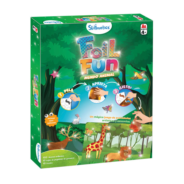 Foil Fun-Mundo Animal · Skillmatics