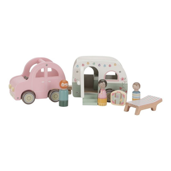 Set coche y caravana · Little Dutch