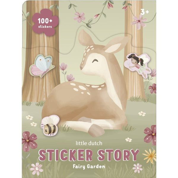 Libro de pegatinas Fairy Garden · Little Dutch