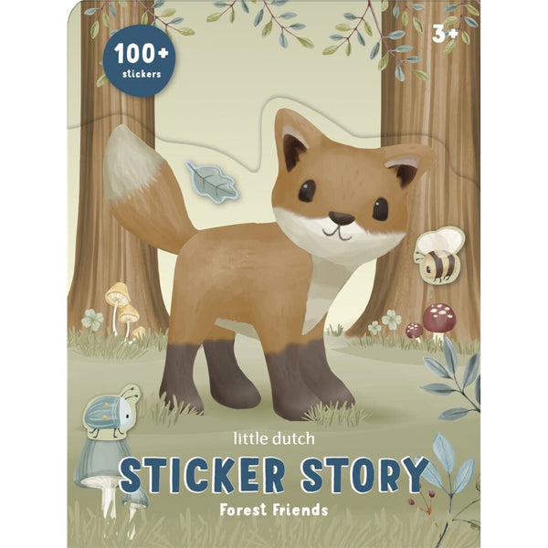 Libro de pegatinas Forest Friends · Little Dutch