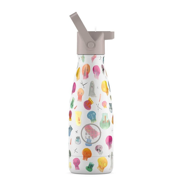 Botella Acero Crazy Skulls  260ml · Cool Bottles