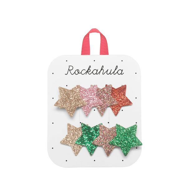 Clips Pelo · Jolly Glitter Star Clips