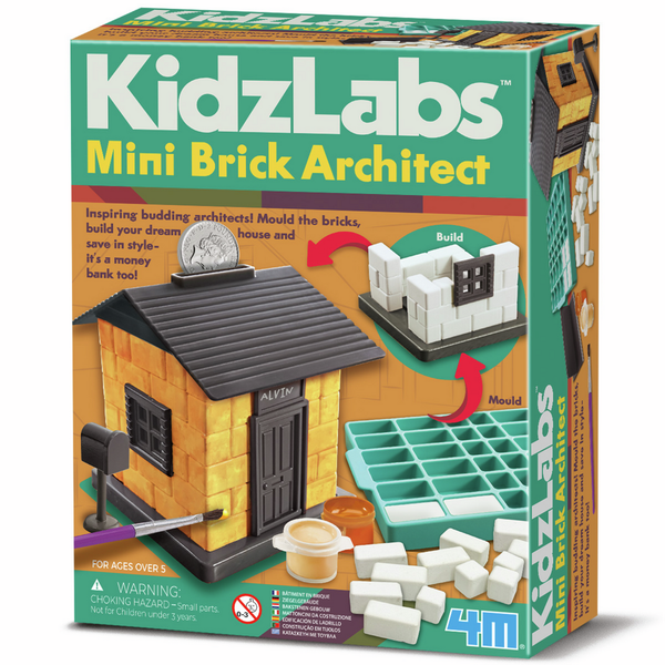 KidzLabs Mini Arquitecto de ladrillos · 4M