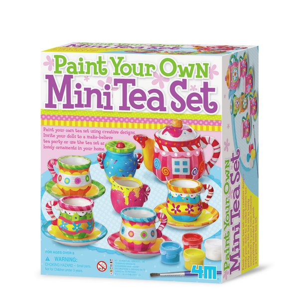 Taller pinta tu mini set de Té · 4M