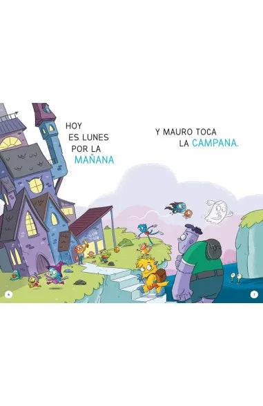 Aprender a leer en la Escuela de Monstruos 1 - La mascota más grandota - Bizcocho de Yogur