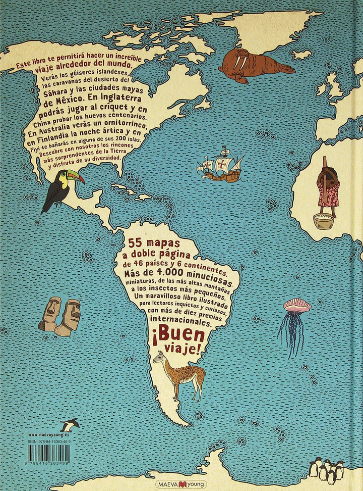 Atlas del mundo - Bizcocho de Yogur