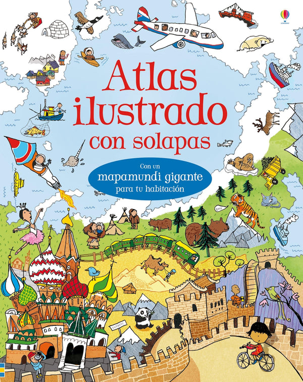 Atlas ilustrado con solapas - Bizcocho de Yogur