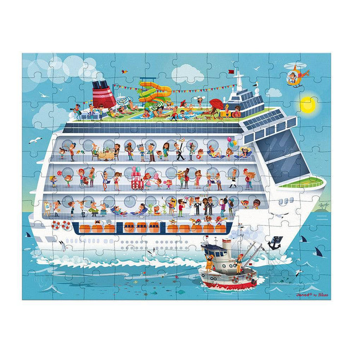 Barco de Crucero (2 Puzzles) · Janod - Bizcocho de Yogur
