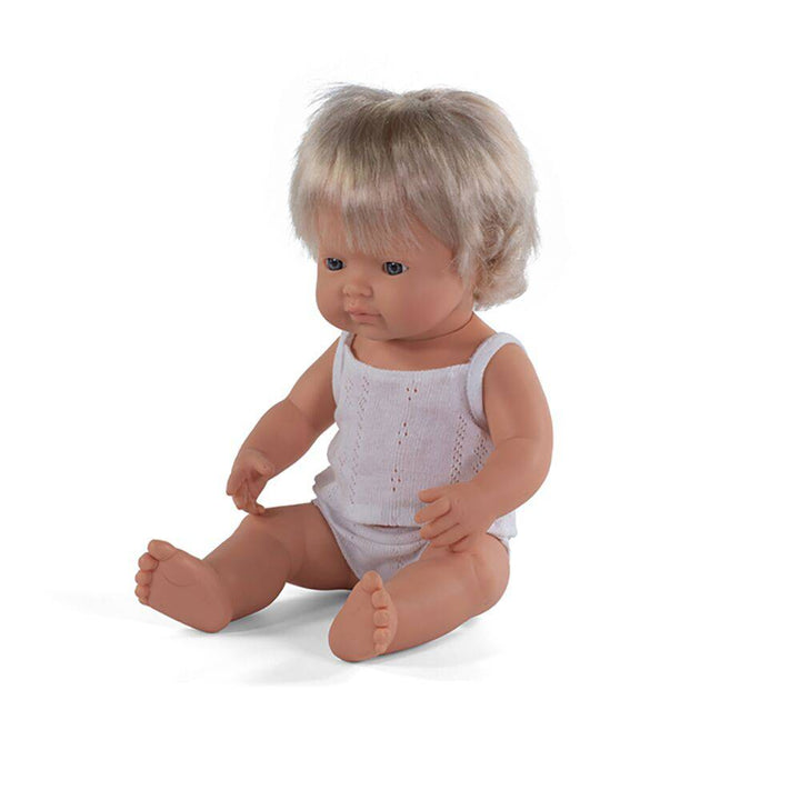 Bebé europea rubia 38 cm - Bizcocho de Yogur