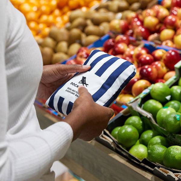 Bolsa de Playa Dock&Bay Navy Blue - Bizcocho de Yogur