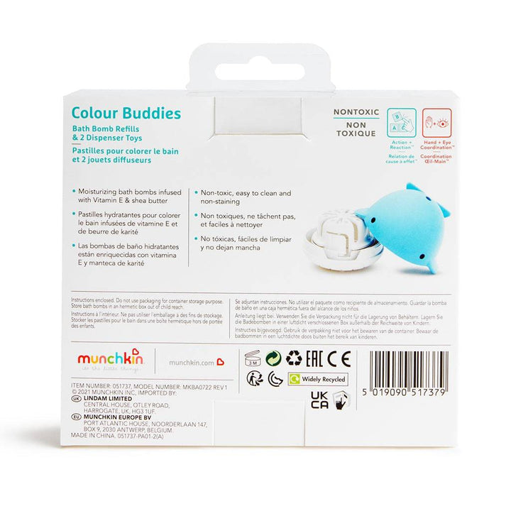 Bombas de Baño Color Buddies · Munchkin - Bizcocho de Yogur