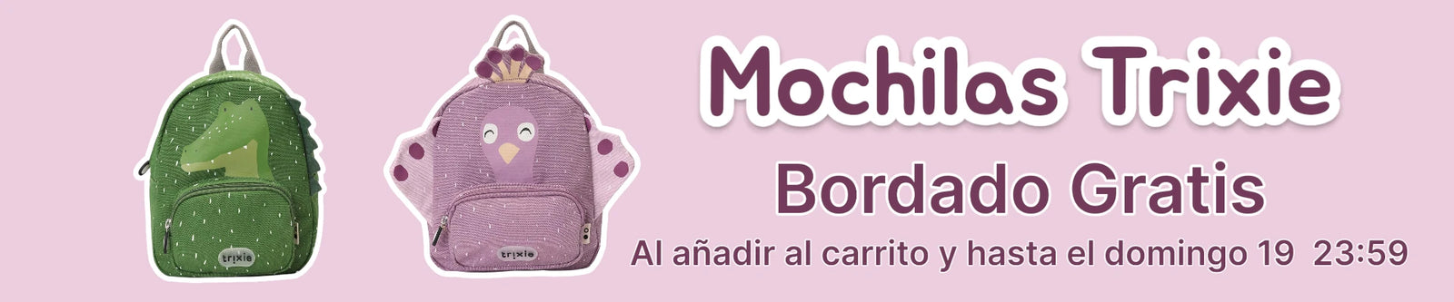 Promoción bordado gratis en Trixie