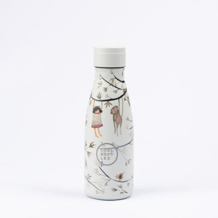 Botella Acero Hanging Friends 260ml · Cool Bottles - Bizcocho de Yogur