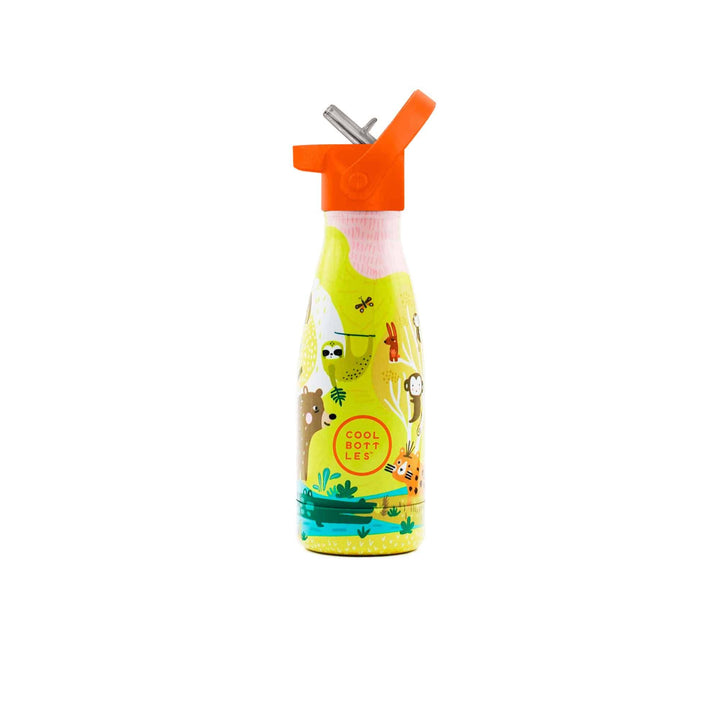 Botella Acero Jungle Park 260ml · Cool Bottles - Bizcocho de Yogur