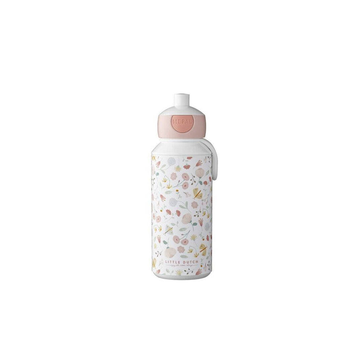 Botella Pop-up Campus 400 ml Flores y Mariposas · Mepal - Bizcocho de Yogur