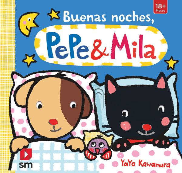 Buenas Noches, Pepe & Mila (con muñeco de Pepe en pijama) - Bizcocho de Yogur