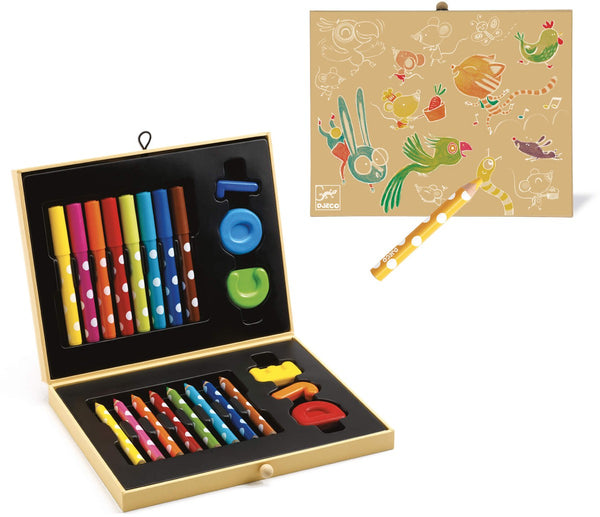 Caja de Colores para niños · DJECO - Bizcocho de Yogur
