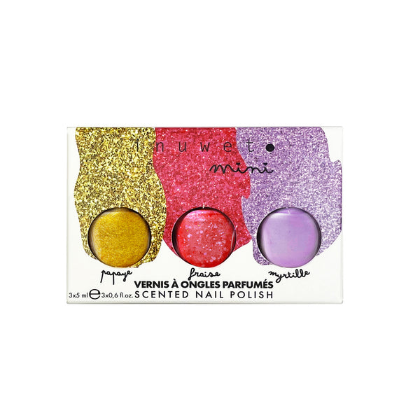 Caja regalo 3 esmaltes de uñas · Inuwet - Bizcocho de Yogur