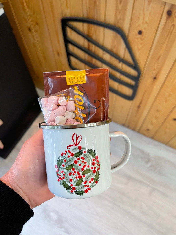 Cajita Chocolate & Marshmallows · Merry Christmas - Bizcocho de Yogur