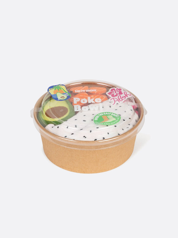 Calcetines Eat my Socks - Poke Bowl Box (2 pares) - Bizcocho de Yogur