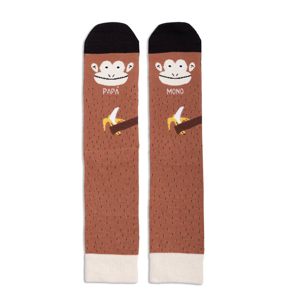 Calcetines "Papá Mono" - Bizcocho de Yogur
