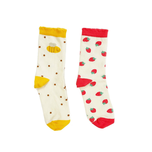 Calcetines Strawberry Bee 2 pares · Rockahula - Bizcocho de Yogur