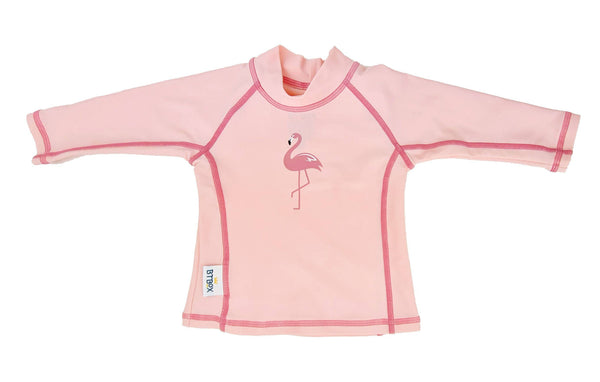 Camiseta Manga Larga · Flamingos - Bizcocho de Yogur
