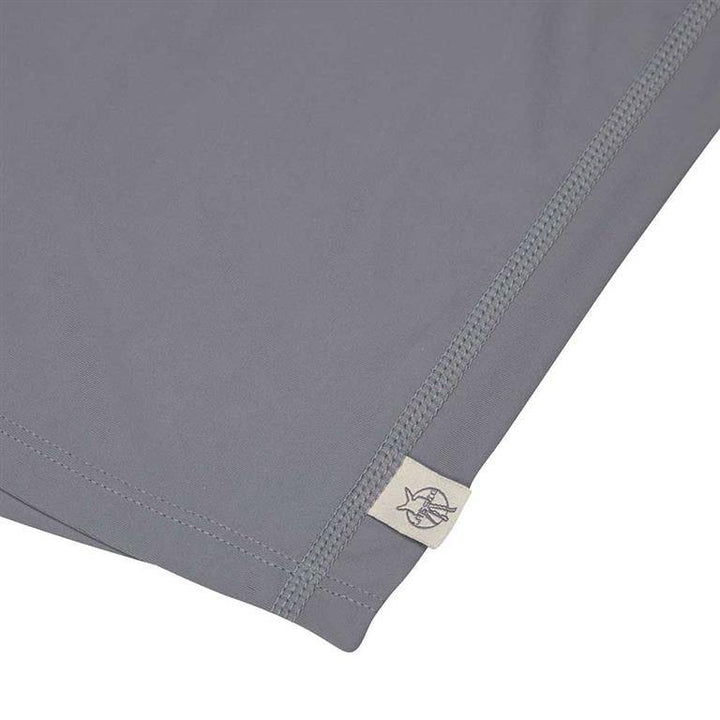 Camiseta Protección Solar LÄSSIG · Palms Grey - Bizcocho de Yogur