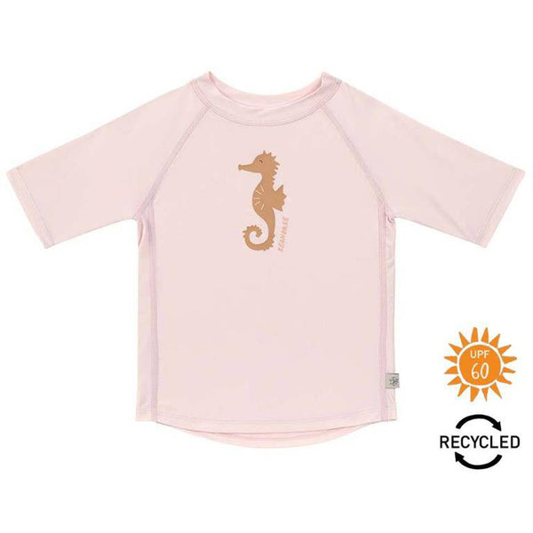 Camiseta Protección Solar Manga Corta LÄSSIG · Seahorse Pink - Bizcocho de Yogur