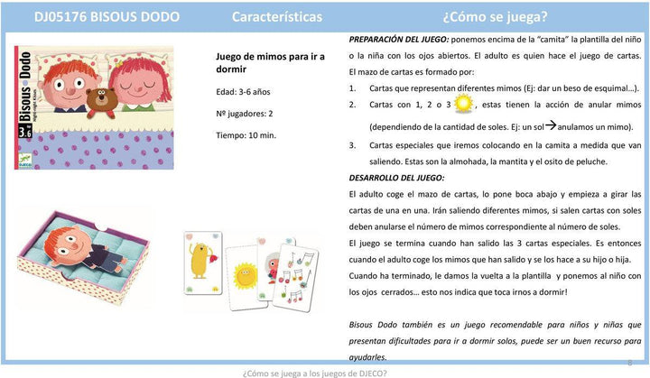 Cartas Bisous Dodo · DJECO - Bizcocho de Yogur
