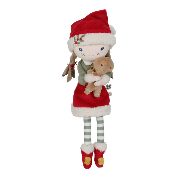 Rosa Muñeca Blandita Navidad · Little Dutch