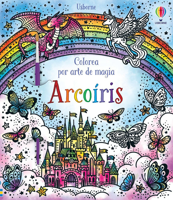 Colorea por arte de magia · Arcoiris - Bizcocho de Yogur