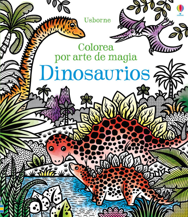 Colorea por arte de magia · Dinosaurios - Bizcocho de Yogur