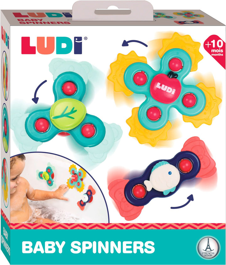 Conjunto 3 Spinners bebé · Ludi - Bizcocho de Yogur