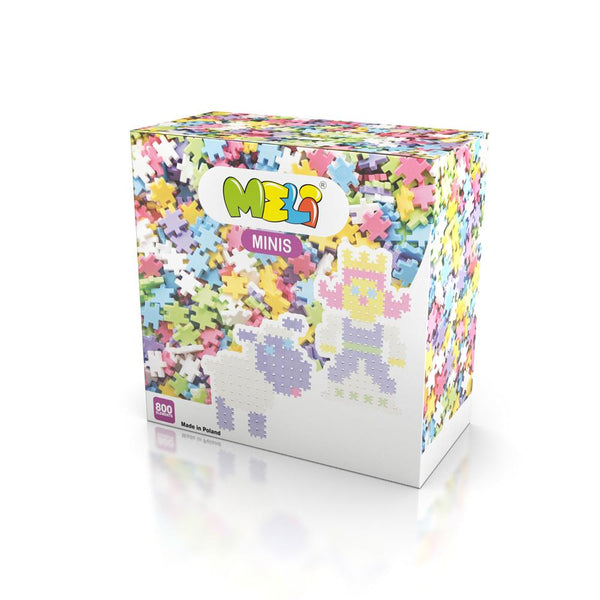Bloques Meli · Minis 800 piezas Pastel