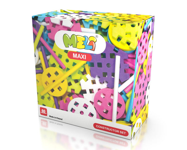 Bloques Meli Maxi Pastel · Constructor Set 60 piezas