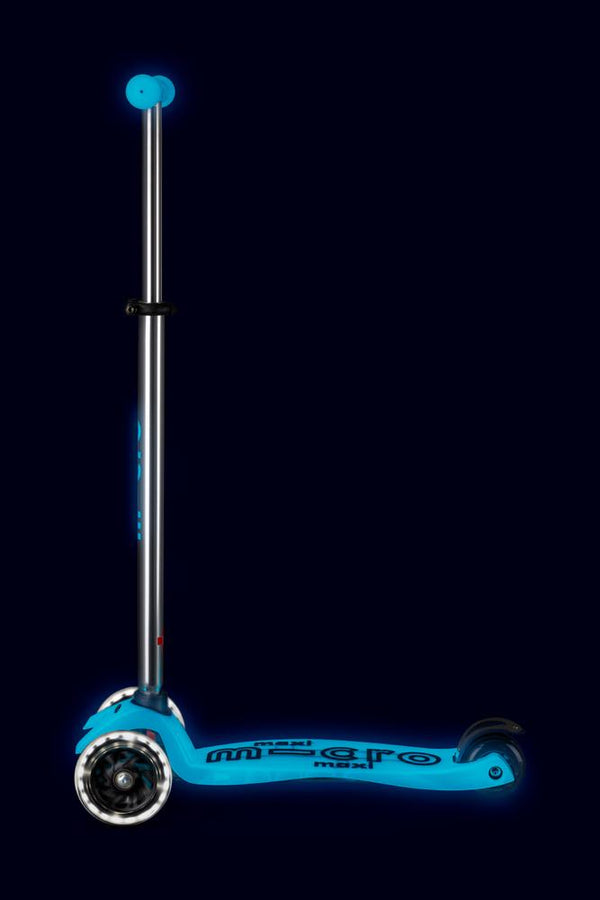 Patinete Maxi Deluxe Glow LED · Azul