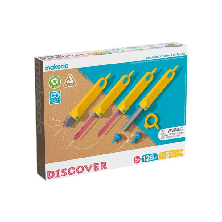 Discover Kit 126 piezas Makedo - Bizcocho de Yogur