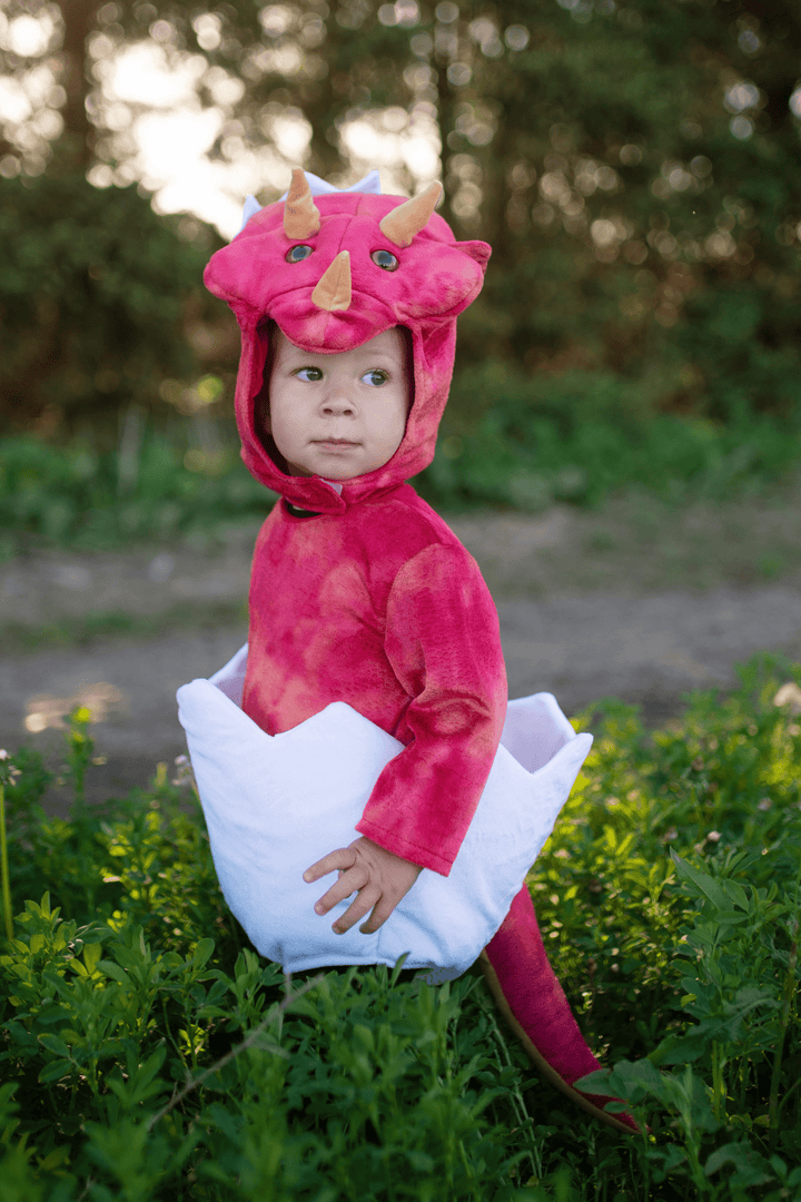 Disfraz Baby Dino Triceratops · Great Pretenders 12-24 meses - Bizcocho de Yogur