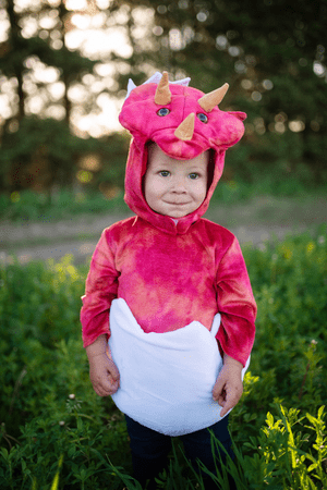 Disfraz Baby Dino Triceratops · Great Pretenders 12-24 meses - Bizcocho de Yogur