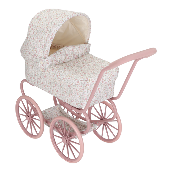 Carrito capazo metal Flores & Mariposas · Little Dutch