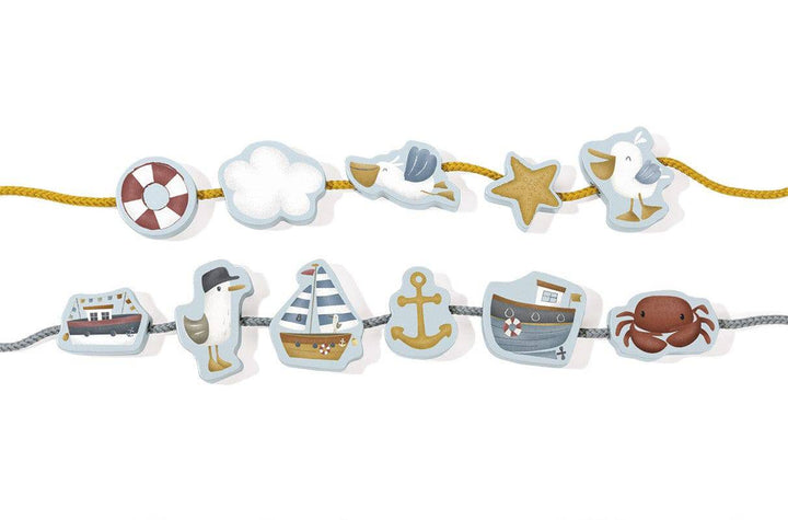 Figuras madera para enlazar cordones Sailors Bay · Little Dutch - Bizcocho de Yogur