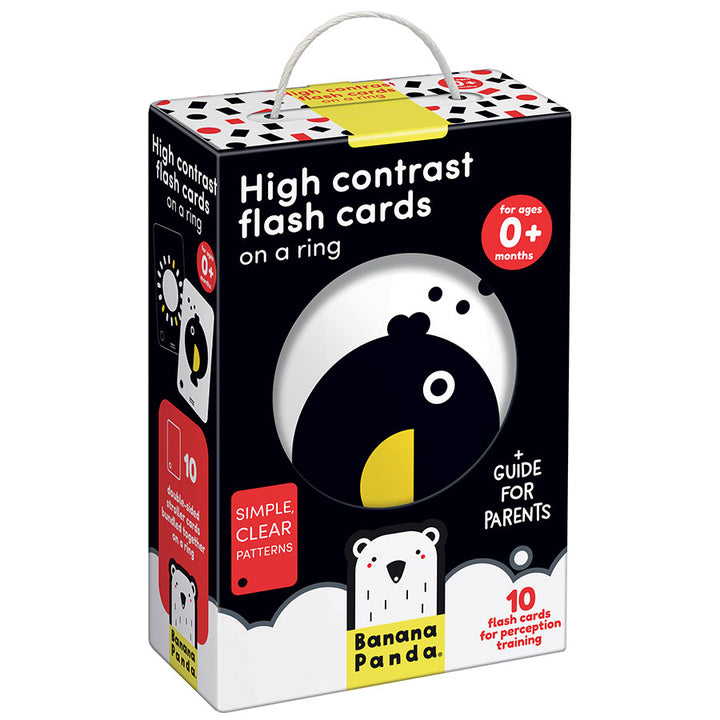 Flash Cards de alto contraste · Banana Panda - Bizcocho de Yogur