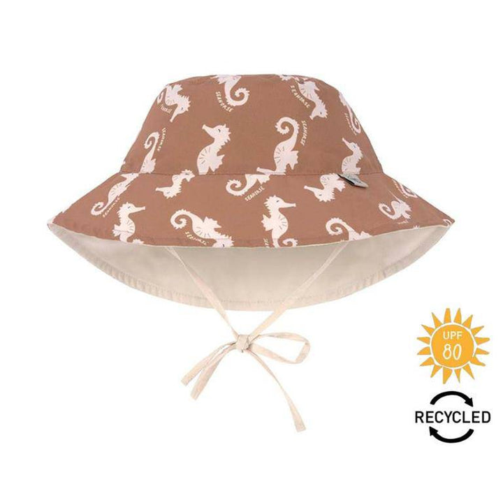 Gorrito de Baño Reversible LÄSSIG · Seahorse Caramel - Bizcocho de Yogur