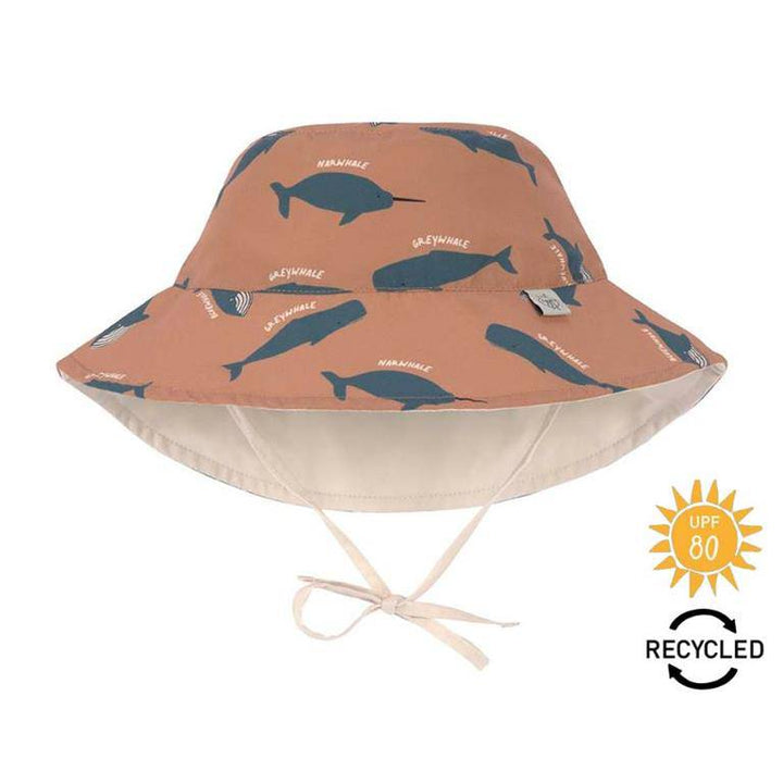 Gorrito de Baño Reversible LÄSSIG · Whale Caramel - Bizcocho de Yogur