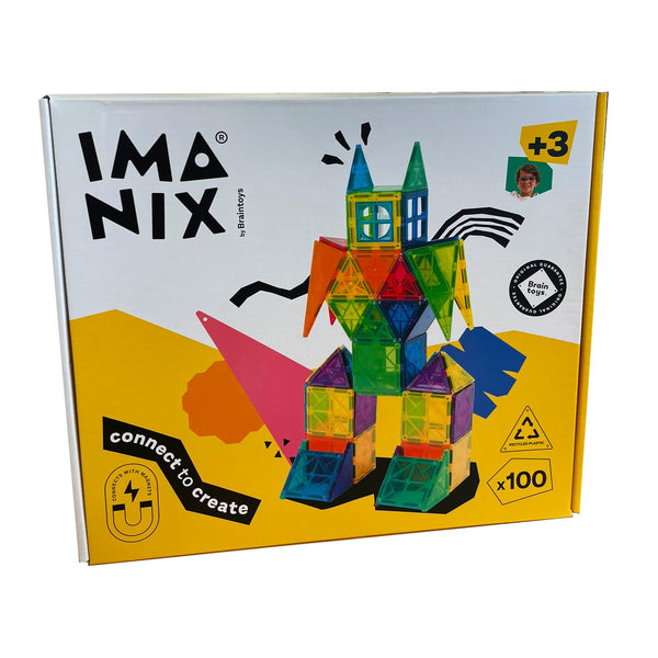 Imanix 100 piezas · Braintoys - Bizcocho de Yogur
